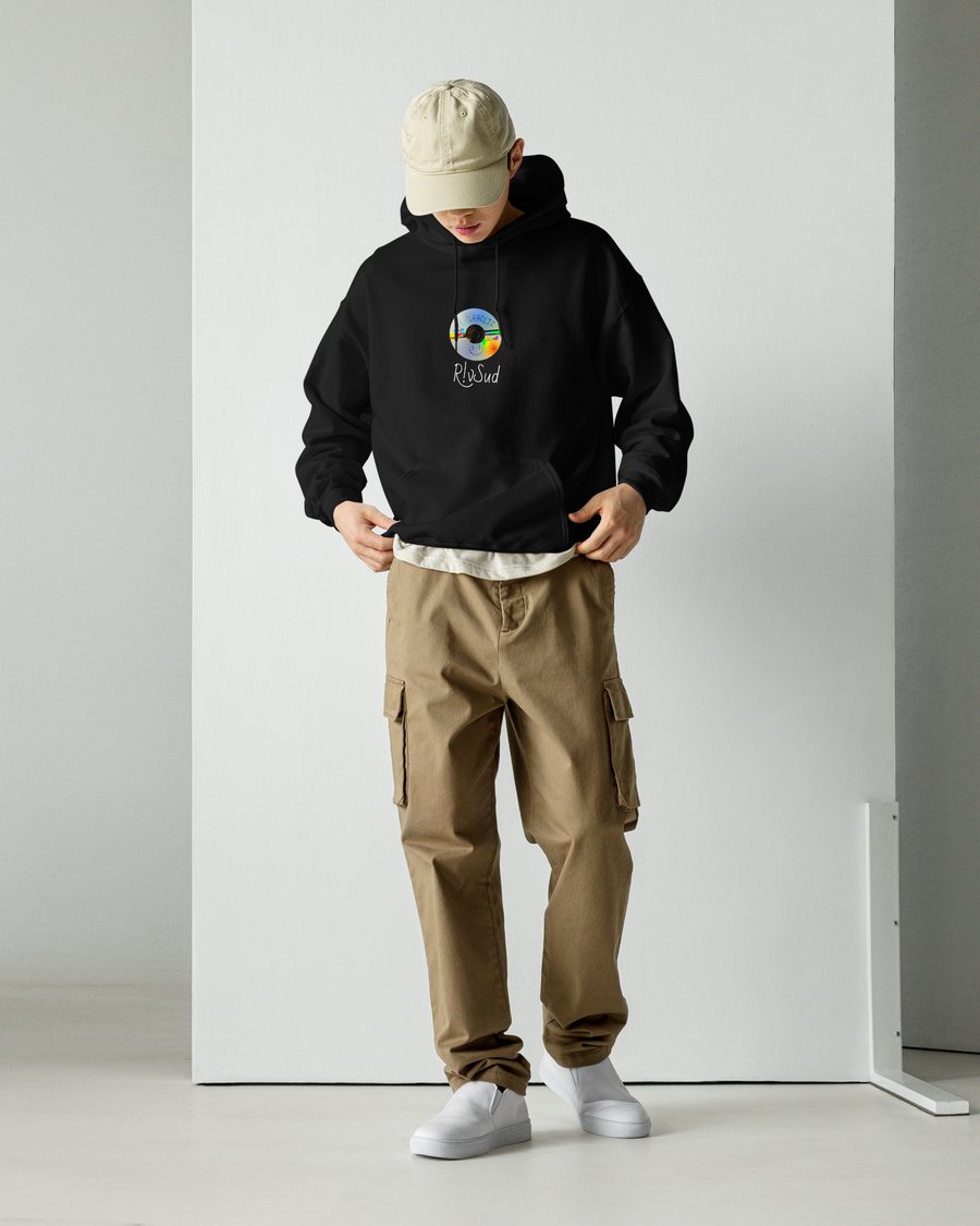 Hoodie noir R!v Sud FUNAHOLIC