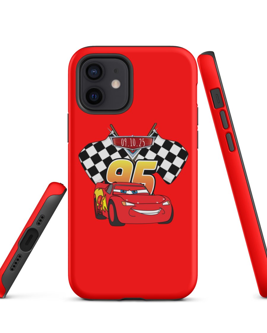 Coque iPhone rouge Flash McQueen